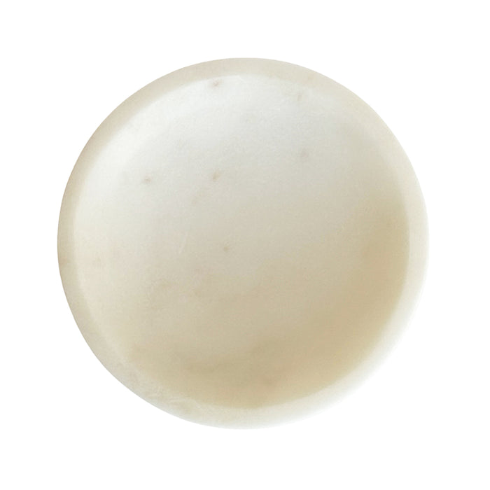 Round White Marble Bowl