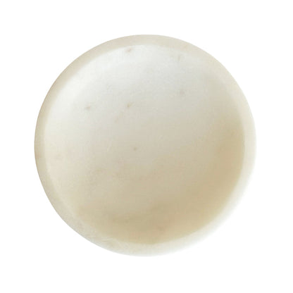 Round White Marble Bowl