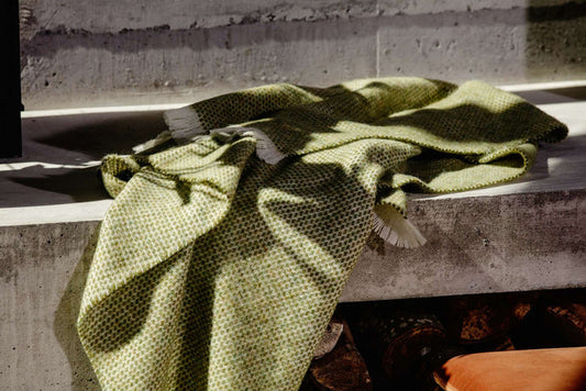 Rowan Kilkenny Irish Wool Throw Blanket - Cushendale Woollen Mills
