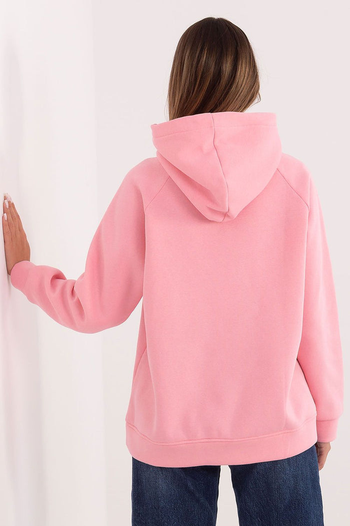 Rue Paris Hooded Sweatshirt with Bold 'HOLY' Print - Sweatshirts