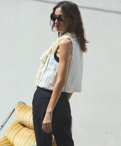 【SALE】Washer Ruffle Tops