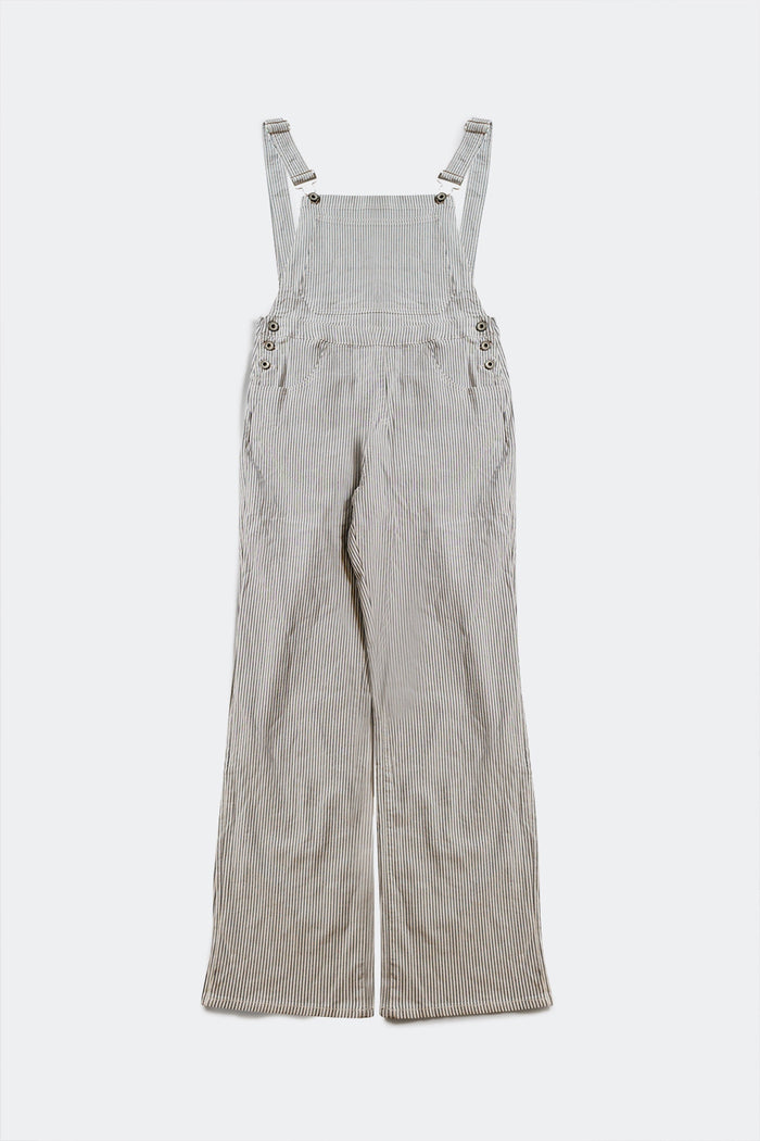 Salopette jumpsuit in grey stripes