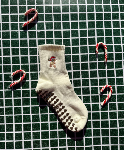 Cute holiday bear socks