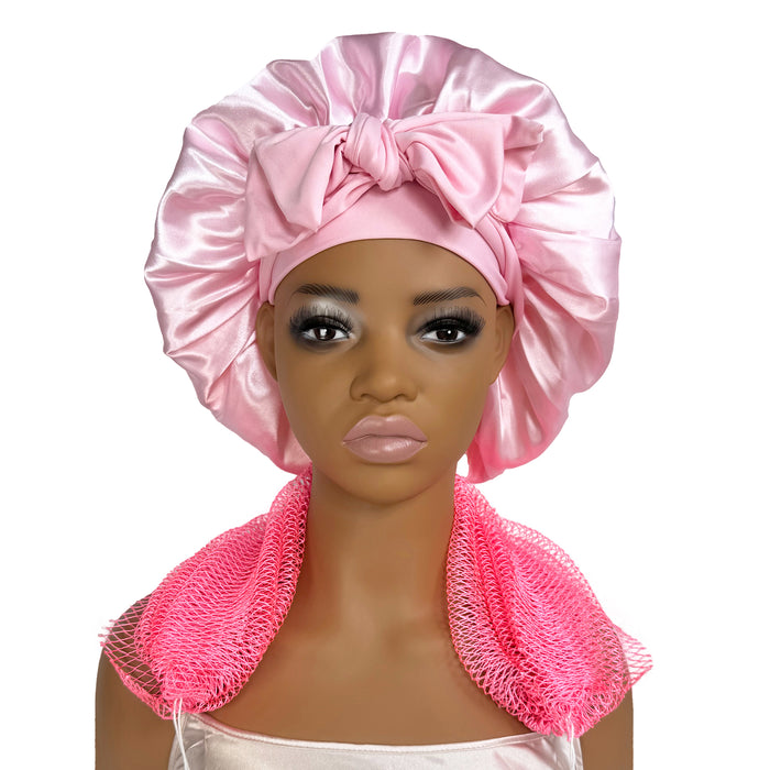 Satin Bonnet Pink