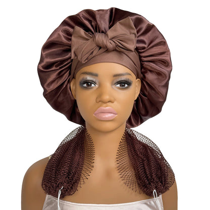 Brown Bonnet + Brown Sponge
