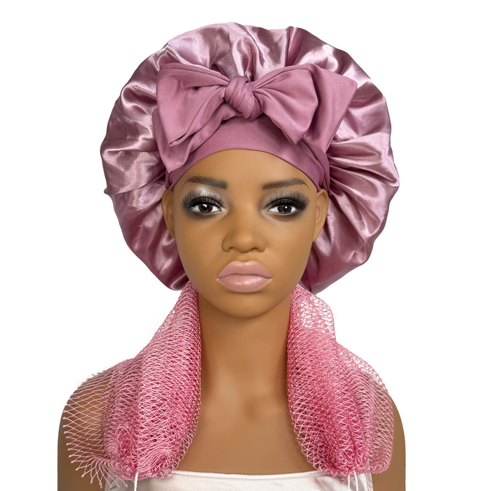 Dusty Rose Bonnet + Rose Pink Sponge