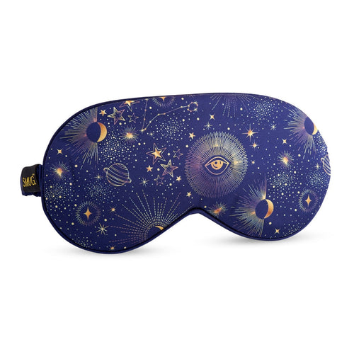 Satin Sleep Mask - Blue Celestial Sleep Mask Only - Satin Sleep Mask