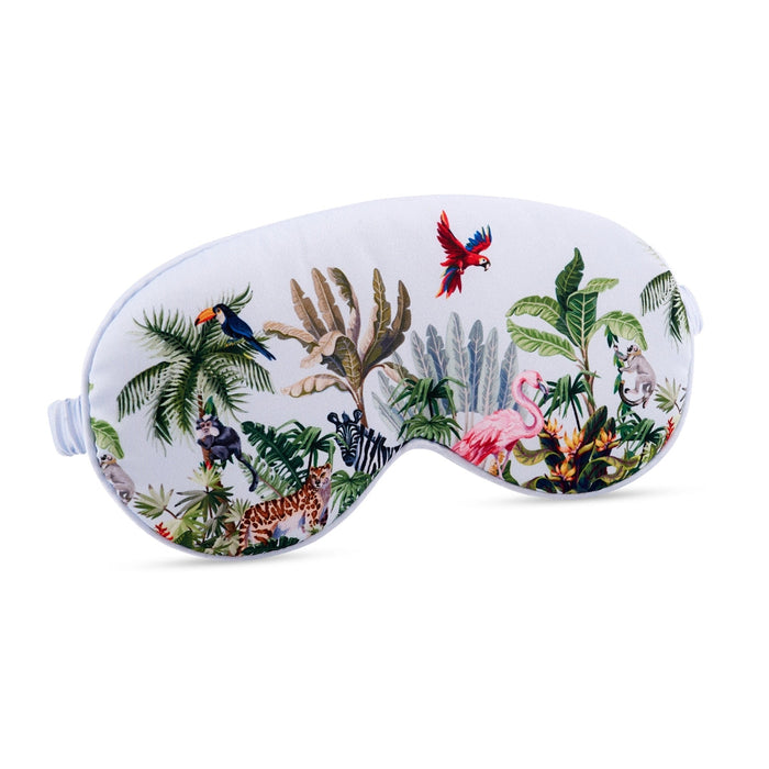 Satin Sleep Mask - Jungle Print Sleep Mask Only - Satin Sleep Mask