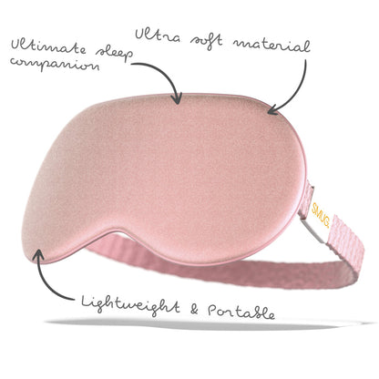 Satin Sleep Mask - Pink - Satin Sleep Mask