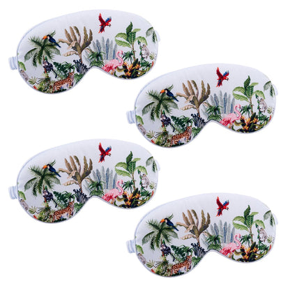 Satin Sleep Mask Multipack Sets - Various Designs Jungle - Satin Sleep Mask Set