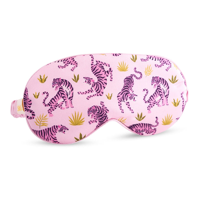 Satin Sleep Mask with Trendy Tiger Print Sleep Mask Only - Satin Sleep Mask