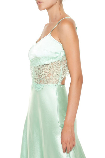 Satin Tie-Back Cami