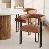 Scarlet Dining Chair - Faux Leather - Windsorchrome