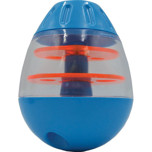 Dogtraining101 Retail Super Store Loud Blue & Orange Scream Tip & Roll Treat Dispenser