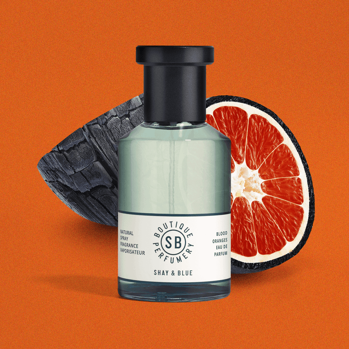 Shay & Blue Blood Orange Perfume 100ml - Natural Spray Fragrance - Natural Spray Fragrance