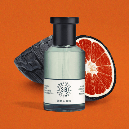 Shay & Blue Blood Orange Perfume 100ml - Natural Spray Fragrance - Natural Spray Fragrance