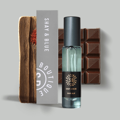 Shay & Blue Oud Alif Fragrance Noir 10ml - Natural Spray - Natural Spray Fragrance