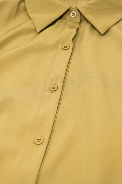 Shirt made of very soft and light fabric in camel - Shirts
