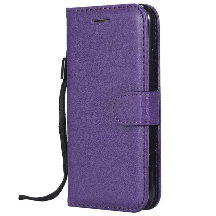 the purple leather wallet case for the iphone