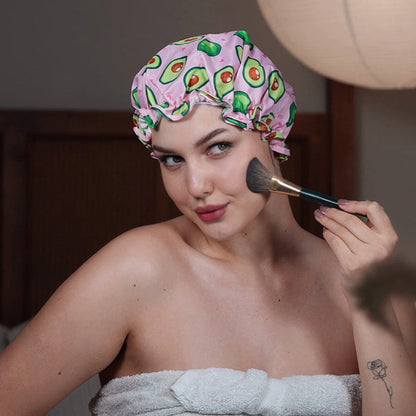 Shower Cap - Avocado Print - Shower Caps