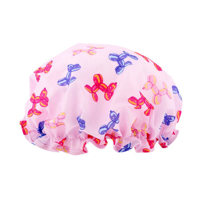 Shower Cap - Bubble Pup Print - Shower Caps