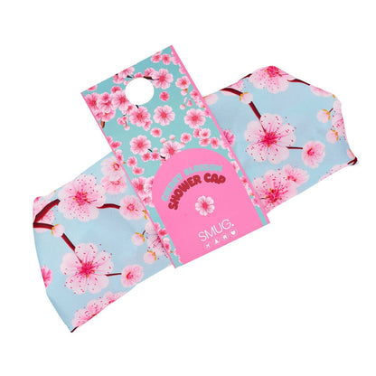 Shower Cap - Cherry Blossom Print - Shower Caps