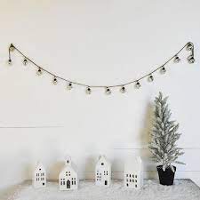 Silver Mercury Glass Ornament Garland