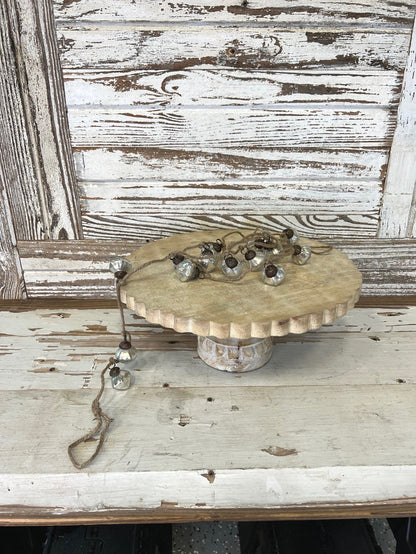 Silver Mercury Glass Ornament Garland