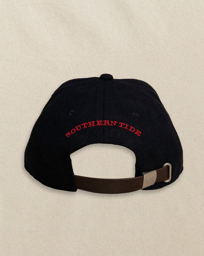 Skipjack Wool Leather Strap Hat - Navy
