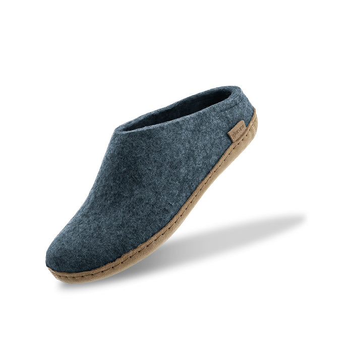Slip-on with leather sole - Denim