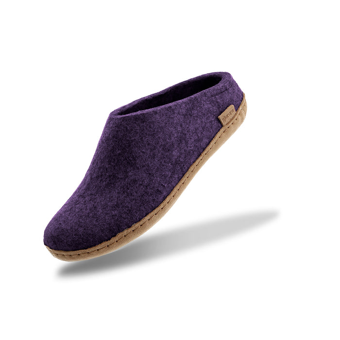 Slip-on with leather sole - Purple