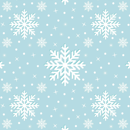Snowflakes Prosecco Bottle Wrap