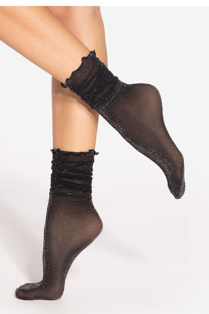 Socks black one-size-fits-all -