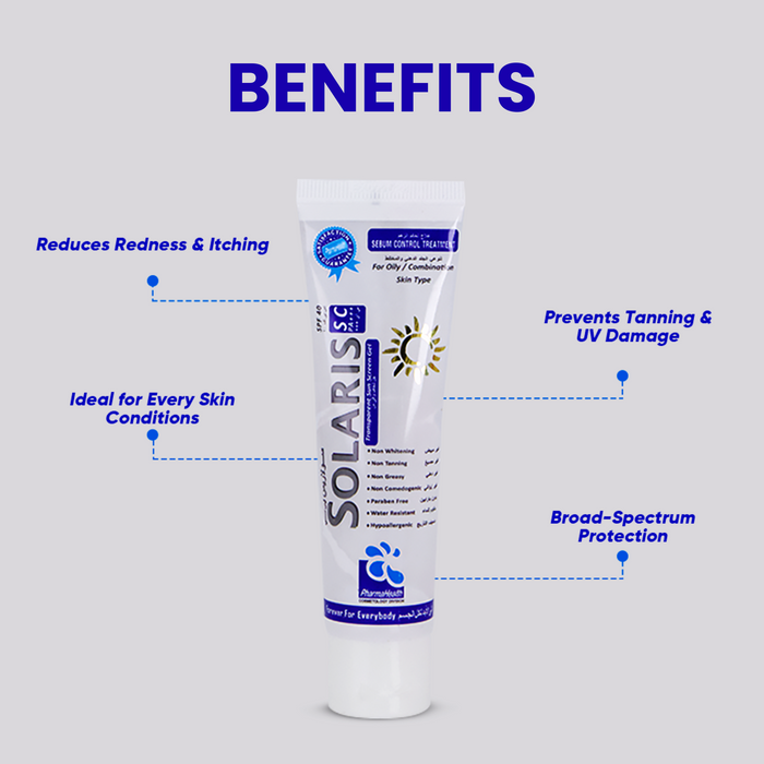 Solaris SC Sunscreen Gel ( Prevents skin from tan and ultraviolet radiation )