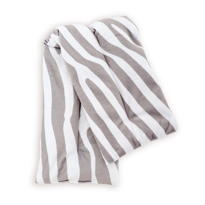 Soothing Body Wrap Wheat Bag Infused with Lavender Oil - Zebra Print - Body Wrap