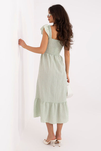 Spanish Dress - Trendy Off-Shoulder Style - Dresses