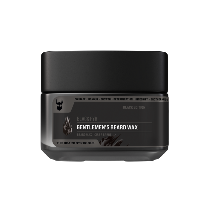 Special Reserve Beard Wax in Black Fyr scent. The Beard Struggle