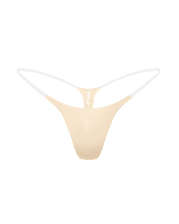 STRINGYS Nude Invisible Underwear - Buttercream Beige