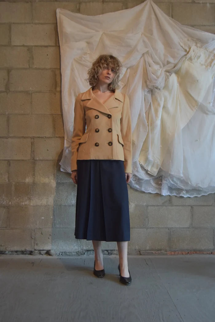 STYLE PARIS TAN WOOL + CASHMERE JACKET