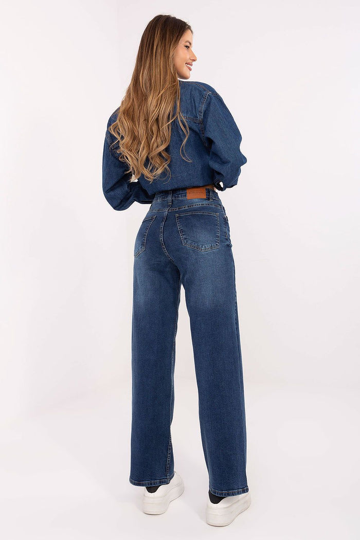 Sublevel High Waisted Wide Leg Jeans - Jeans