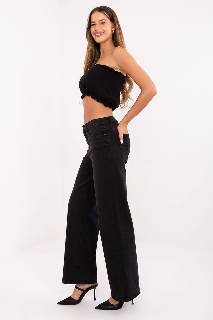 Sublevel High Waisted Wide Leg Jeans - Jeans