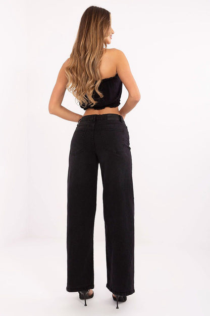 Sublevel High Waisted Wide Leg Jeans - Jeans