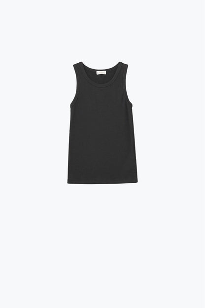 Super Soft Knitted Basic Tank in black