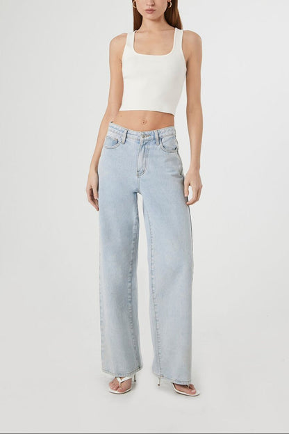 Sweater-Knit Cutout Tank Top