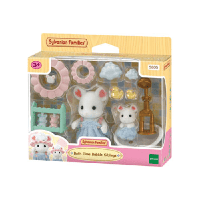 Sylvanian Families Bath Time Bubble Siblings