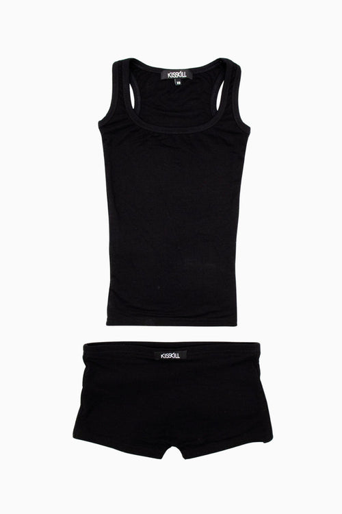 Tank & Short Set Black – Size XS | Archive Sample