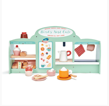 Tender Leaf Toys Pretend Mini Chef Bird's Nest Cafe