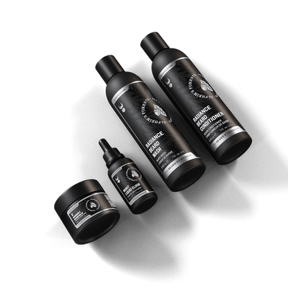 The Beard Essential Kit in Alfheim's Forests scent. The Beard Struggle