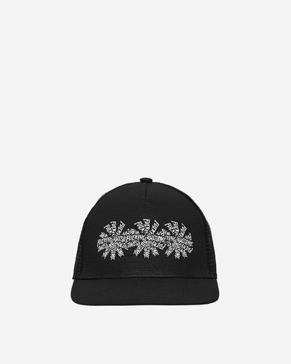 Fucking Awesome Three Sprial Trucker Hat Black Hats Caps PN7669 1