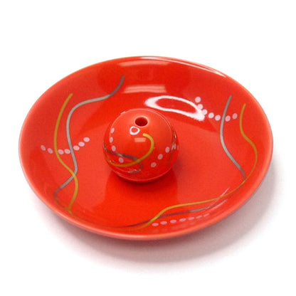 TOGEI PLATE with Sphere Holder - Red